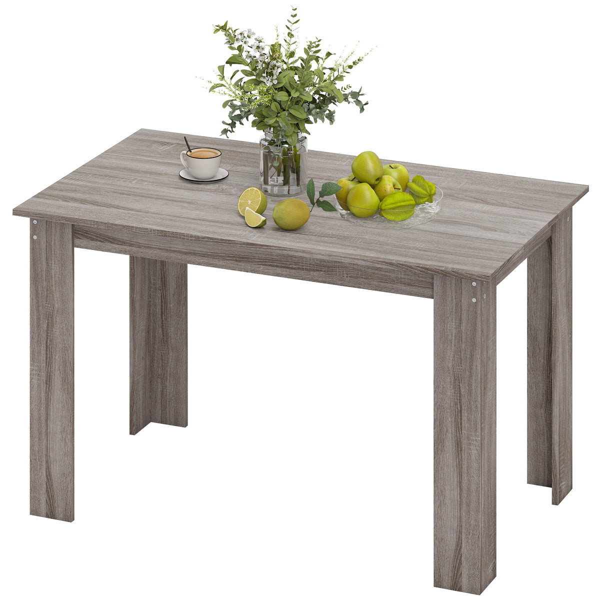 Dining Table 47 inch Engineered Wood 4-6 People