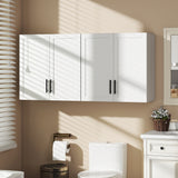 Wall-Mounted Bathroom Cabinet 2-Door — white