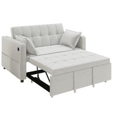 Convertible 3-in-1 Sofa Bed with USB Charging