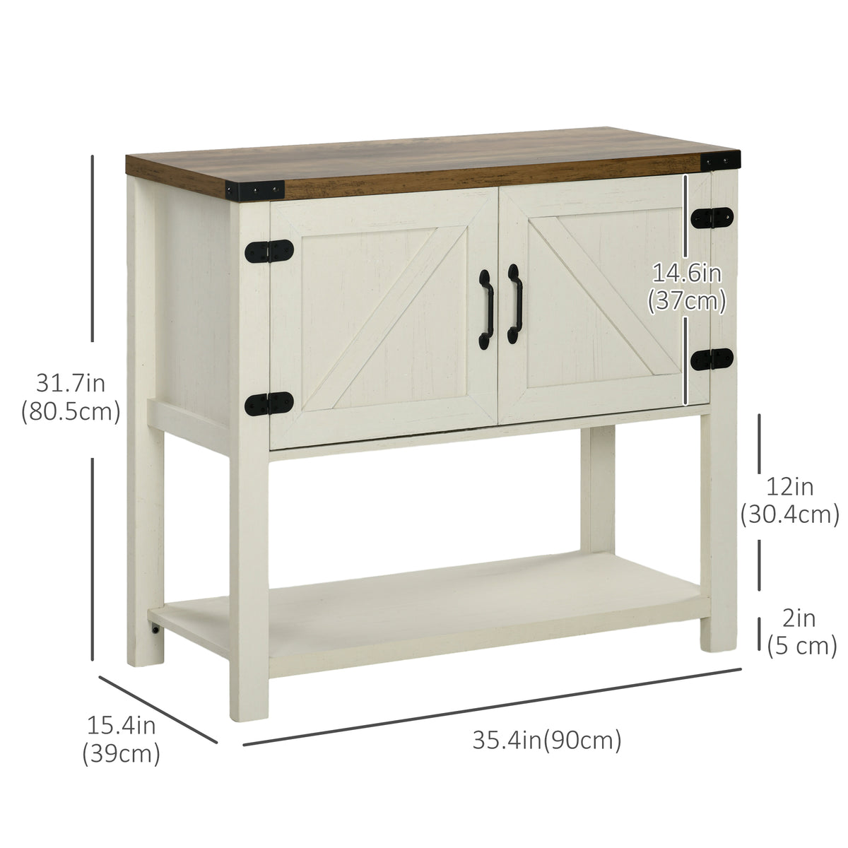 Farmhouse Kitchen Storage Cabinet