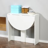 Folding Dining Table Drop Leaf Space Saving