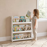 Biblioteca de pared para niños con 3 estantes