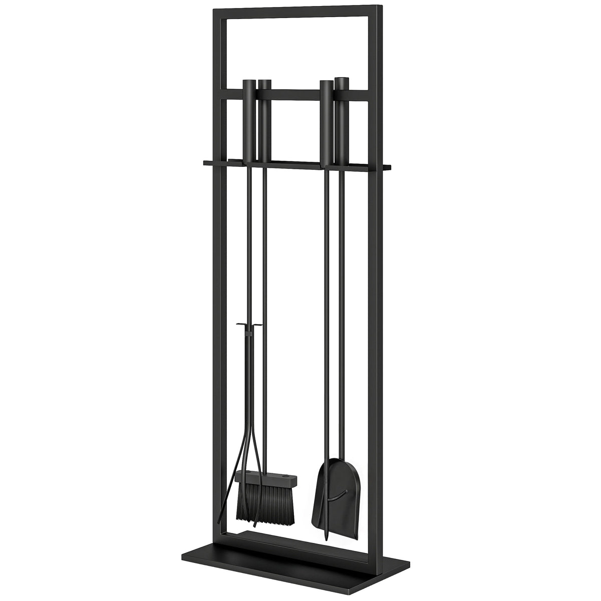 Metal Fireplace Tool Set — Set of 5
