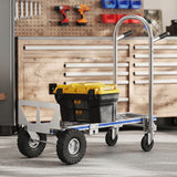 Carro de transporte plegable 2 en 1 de aluminio