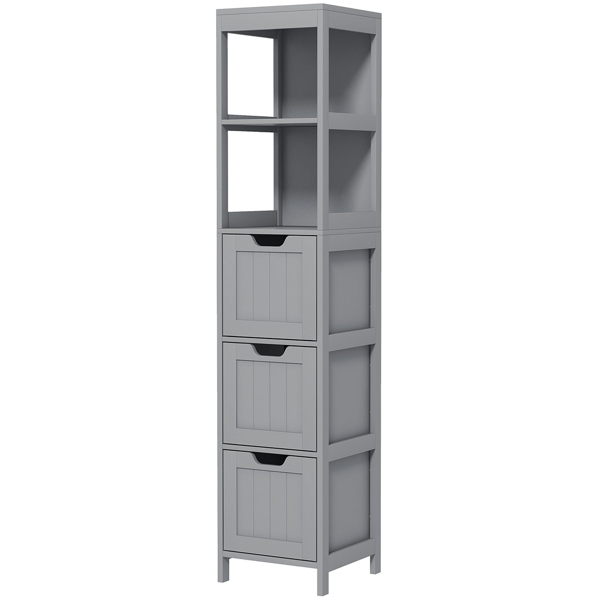 Mueble de baño estrecho autoportante con cajones