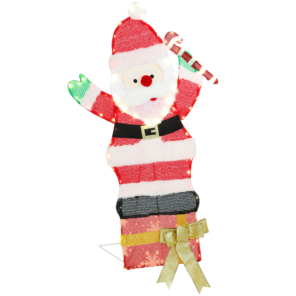 Lighted LED Santa Claus Christmas Decoration 93 cm