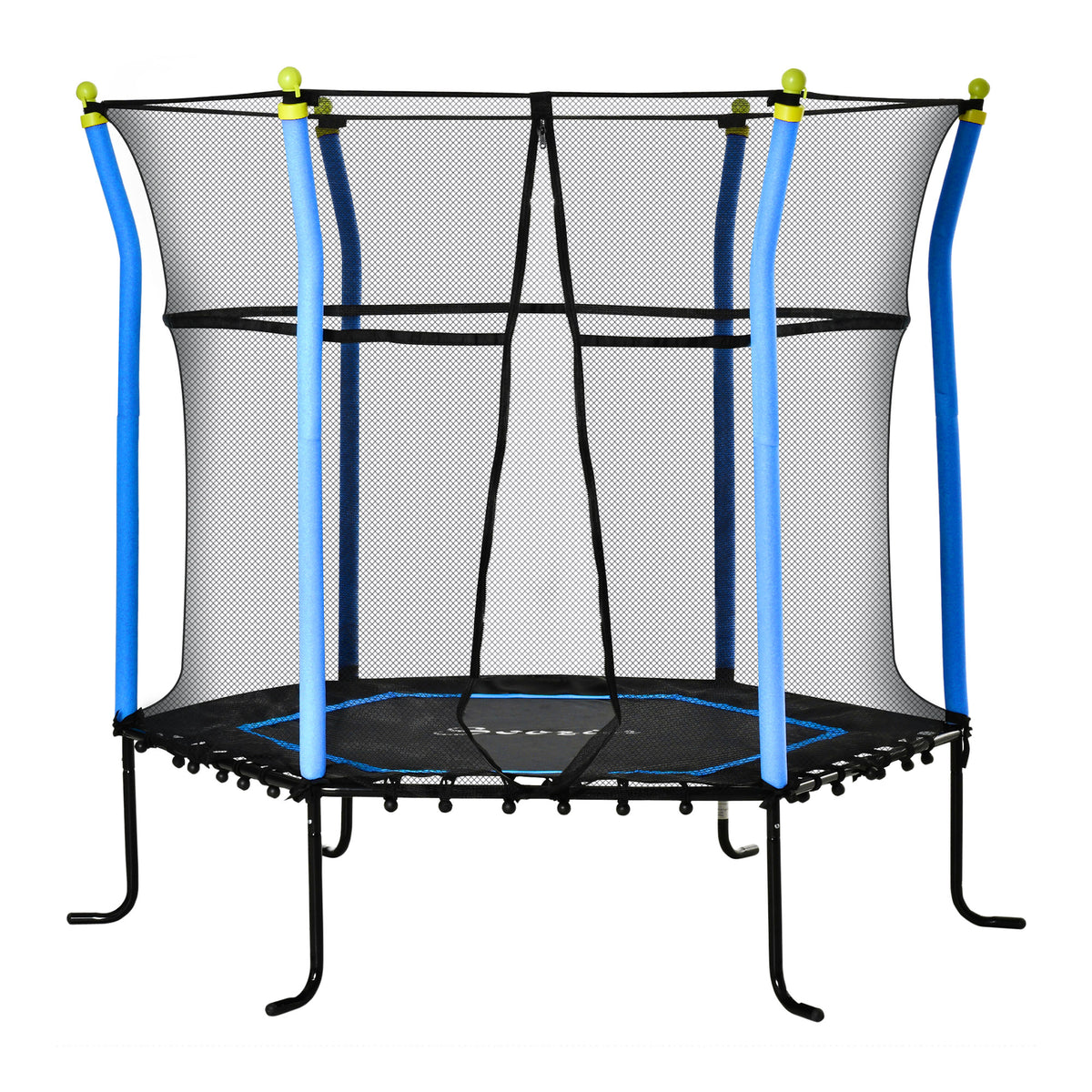 Kids Indoor Trampoline with Safety Enclosure Net