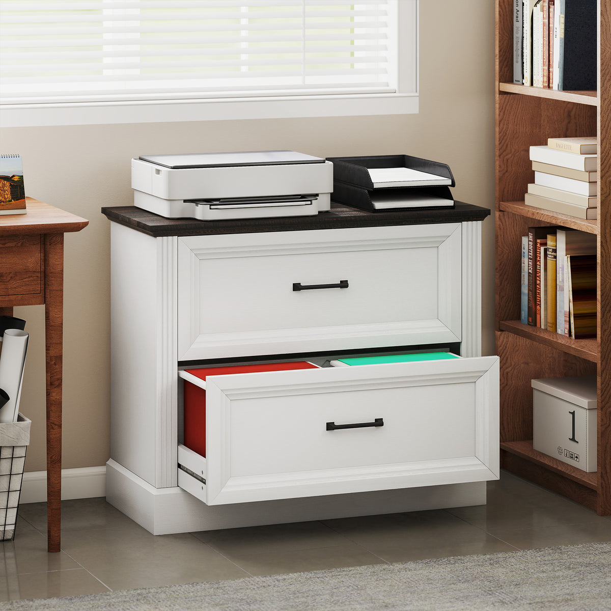 Lateral filing cabinet farmhouse style