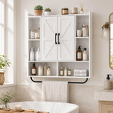 Armario de pared para baño con almacenamiento