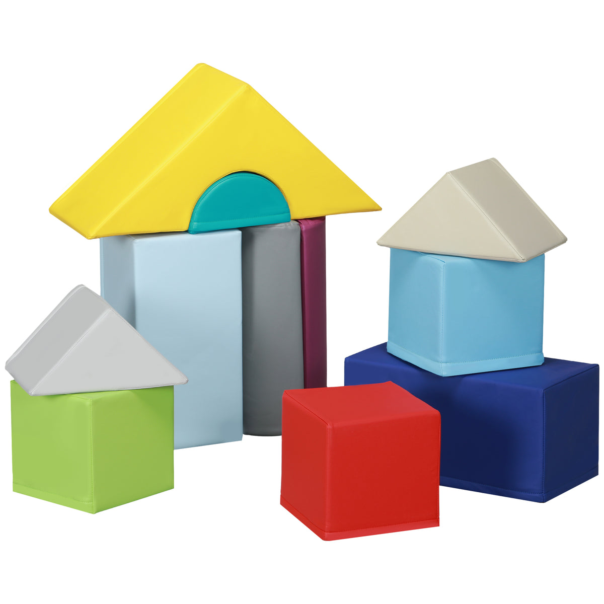 Soft Foam Play Blocks Set 11-Piece for Toddlers