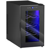 Compact 8 Bottle Wine Cooler Refrigerator
