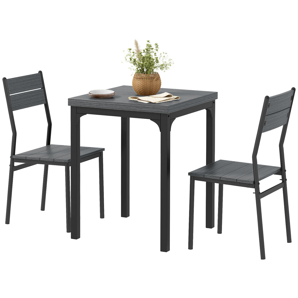 3-Piece Dining Table Set for Small Spaces
