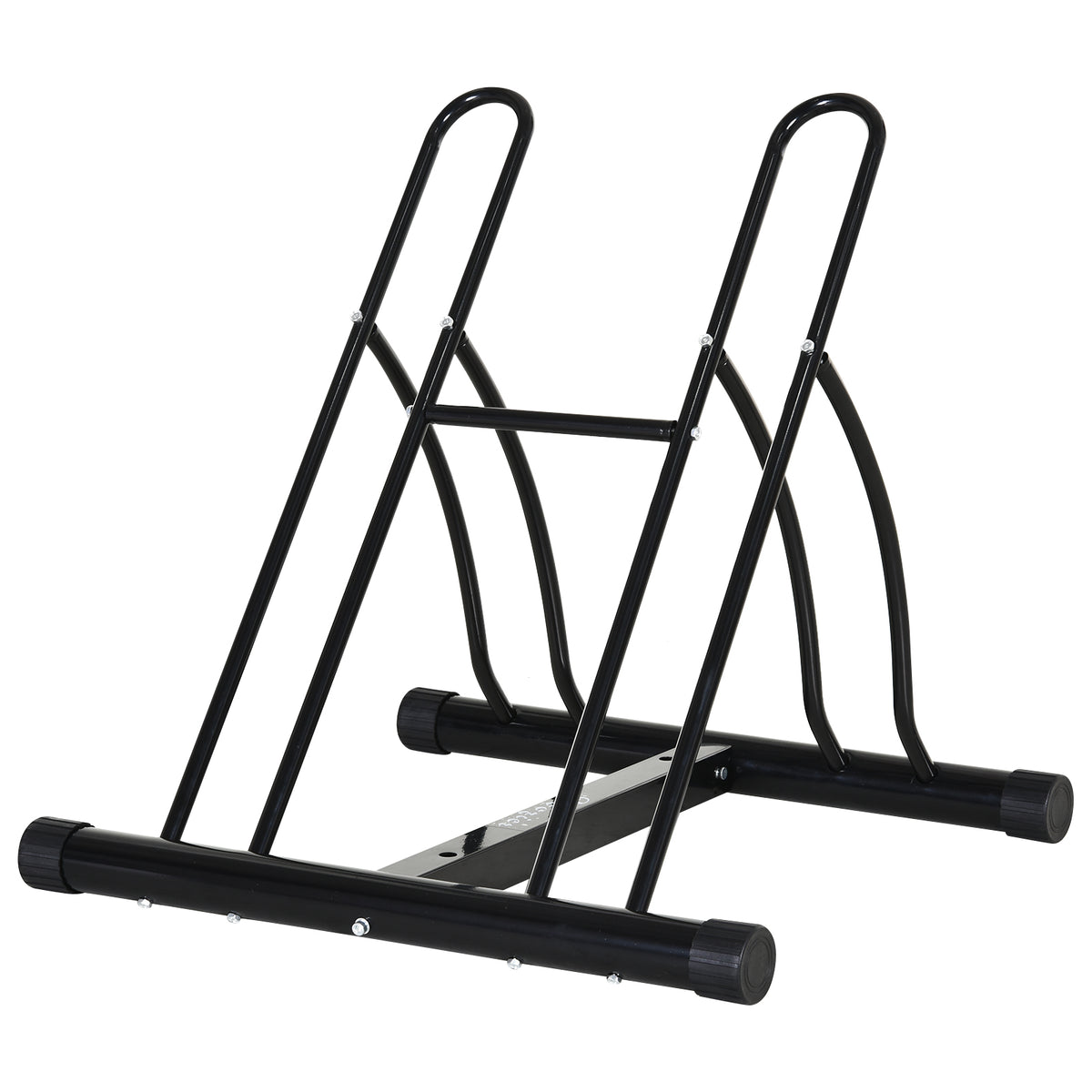 Soporte de suelo para dos bicicletas