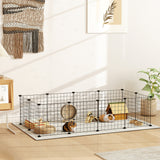 Modular Pet Playpen 12 Panels Small Animals