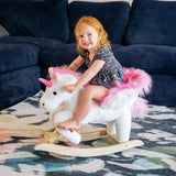 Baby rocking horse plush animal with sounds