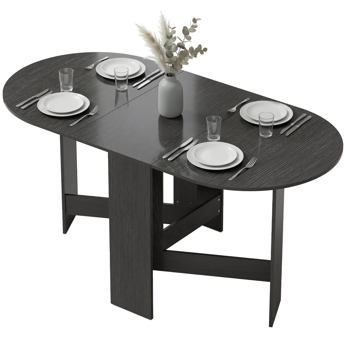 Oval Folding Dining Table