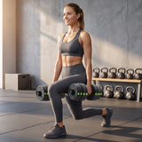2-in-1 Adjustable Barbell & Dumbbell Set 66 lbs