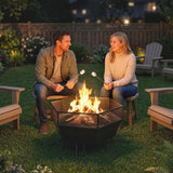 Foldable Fire Pit 20" with Lid