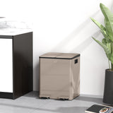 Papelera doble de pedal de 40 L