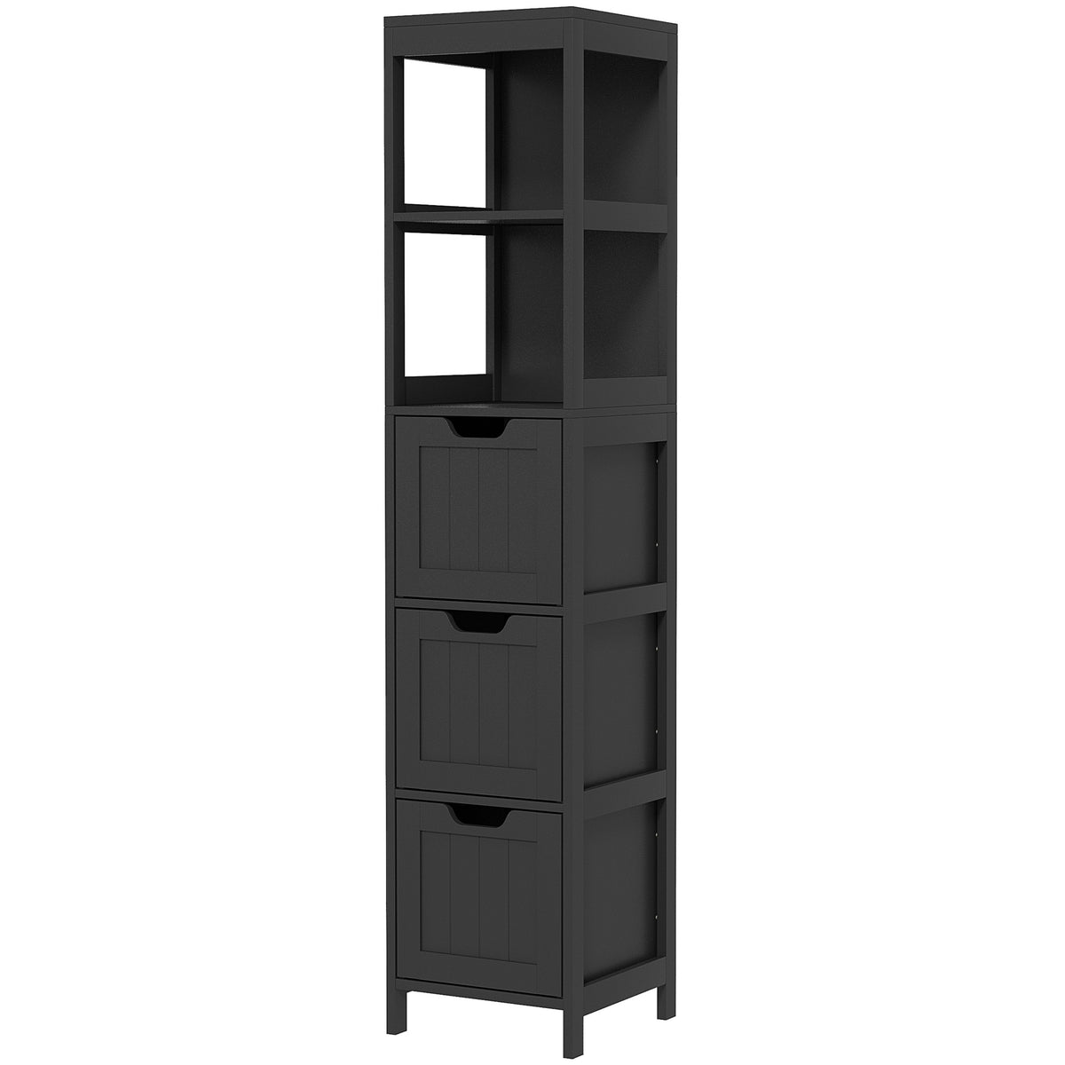Mueble de baño estrecho autoportante con cajones