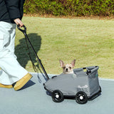 Lightweight folding pet stroller