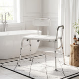 Tub Transfer Bench with Back and Arms
