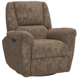 Power Reclining Swivel Glider Chair with Chenille Upholstery