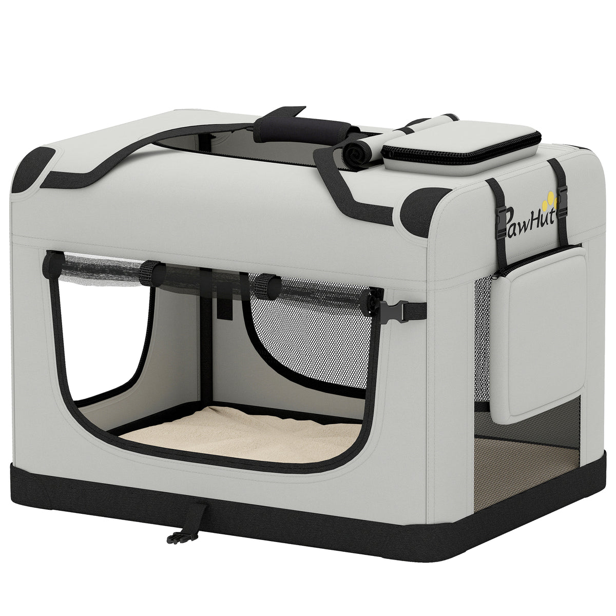 Soft-sided pet carrier bag