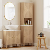 Bathroom Cabinet 66" Tall — Oak