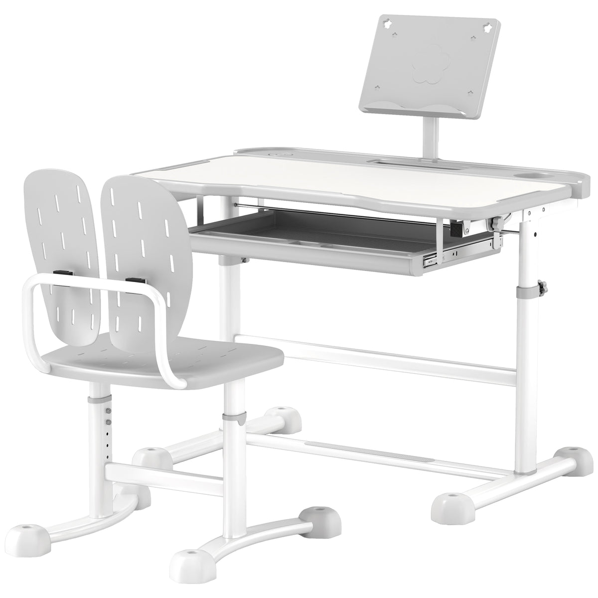 Kids Adjustable Desk and Chair Set — Set of 2