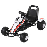 Kids pedal go kart racing style