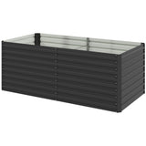 Raised Garden Bed Galvanized 152 x 91 x 61 cm