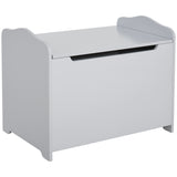 Kids Wooden Toy Storage Chest with Safety Lid