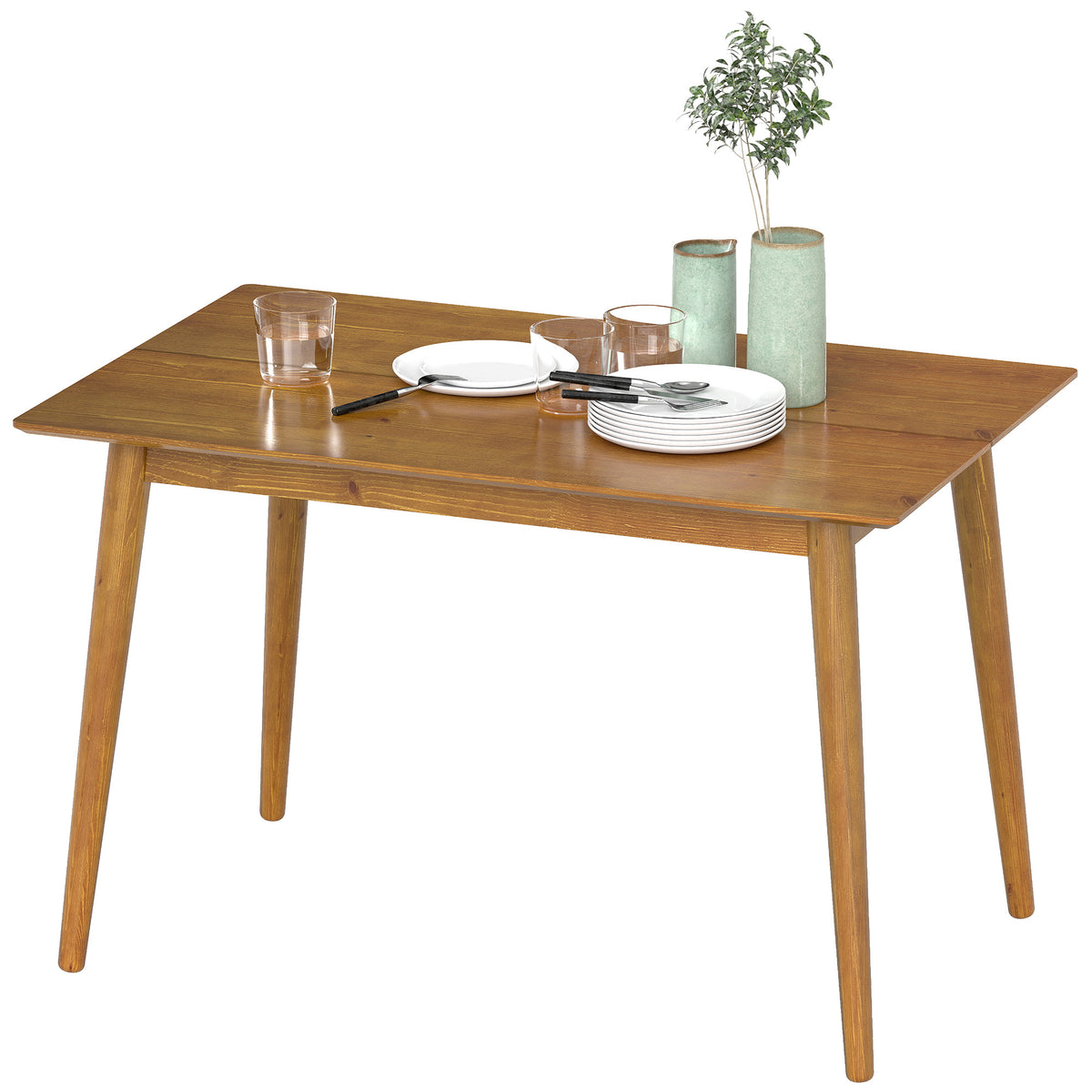 Farmhouse Dining Table Pine Wood