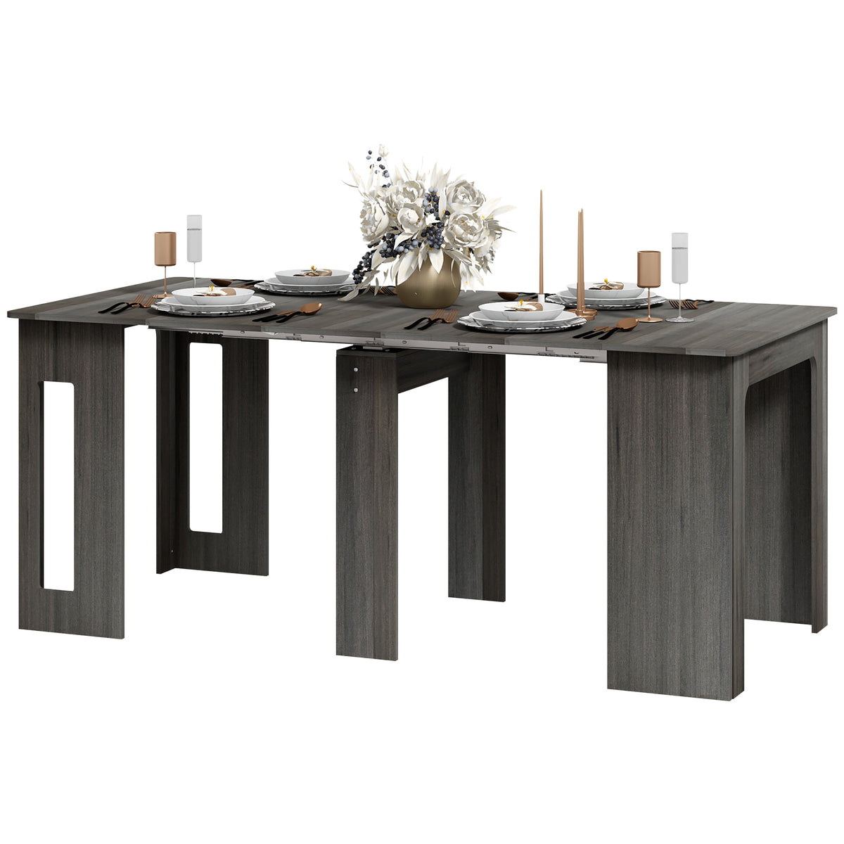 Extendable dining table 60-180 cm for 6-8 people