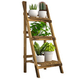 3-Tier Foldable Wooden Plant Stand
