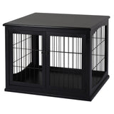 Dog Crate End Table Double Door 26 Inch