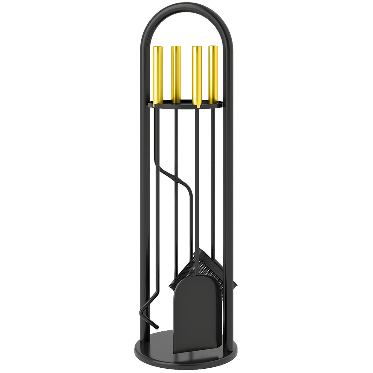 Juego de herramientas para chimenea — Lote de 5