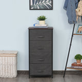 Linen drawer tower storage dresser with 4 drawers