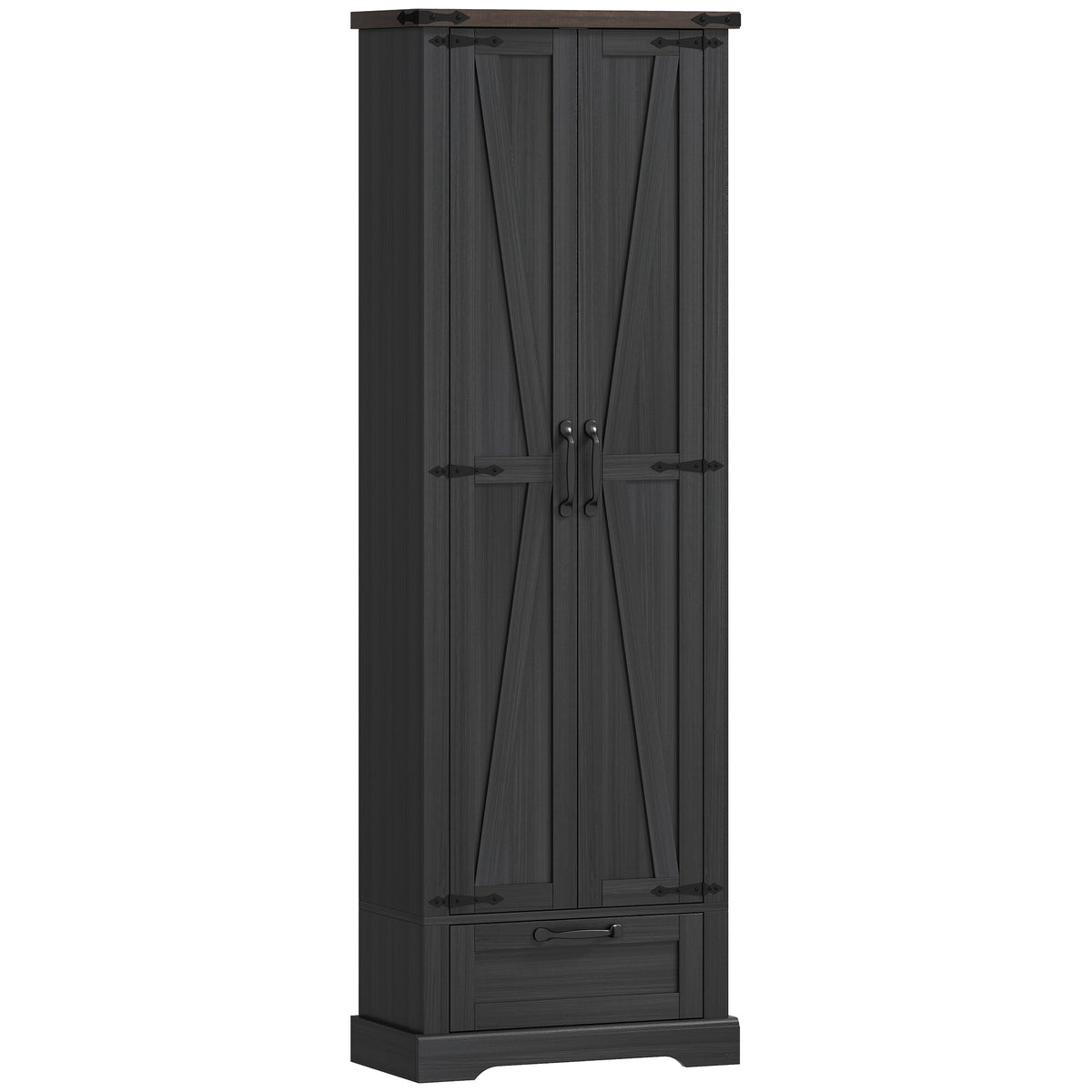 Armario de cocina despensa de madera de ingeniería 60 x 30 x 180 cm