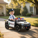 Kids Electric Ride-On Police Car with Remote Control