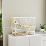 Multi-tier hamster cage