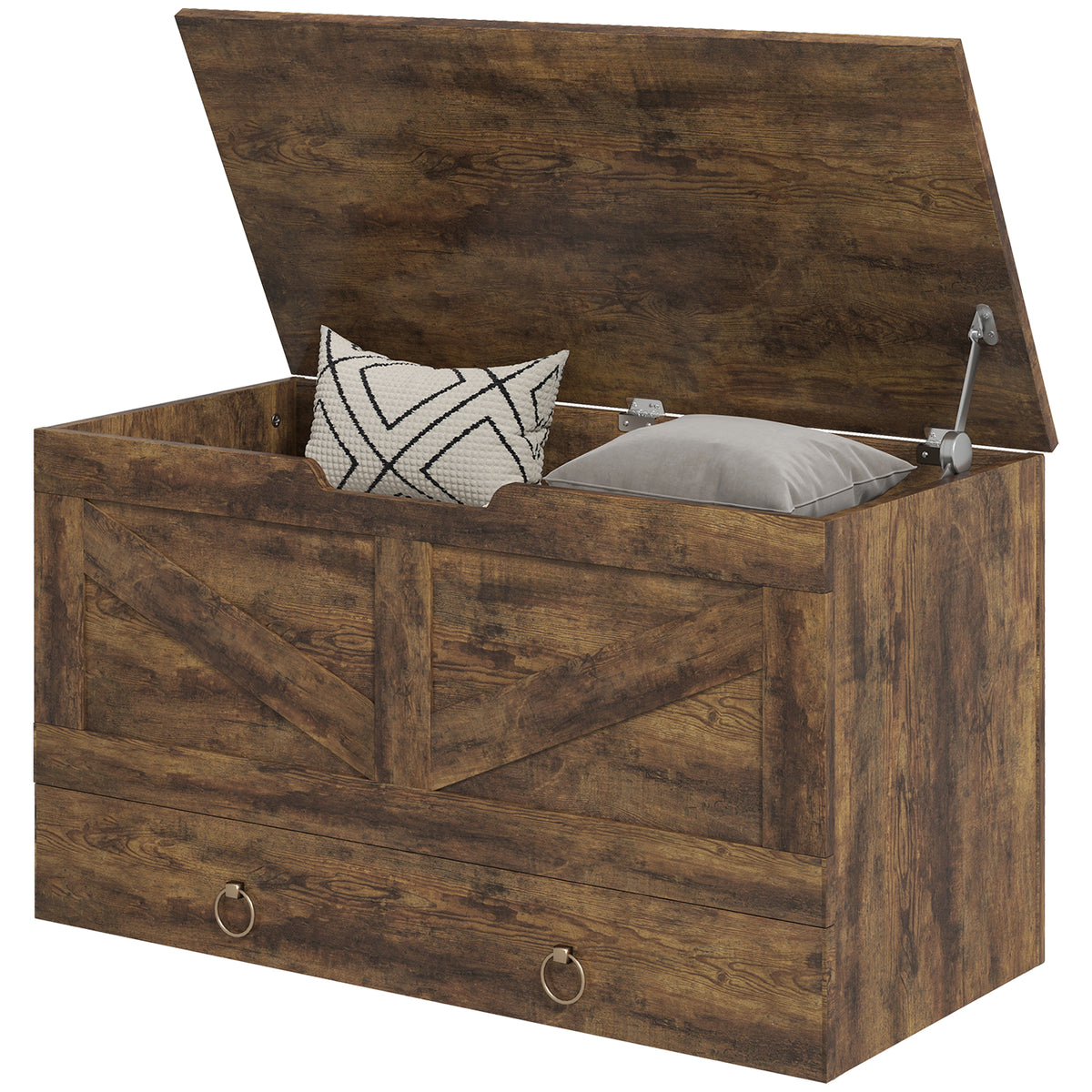 80 cm Storage Chest with Safety Hinges
