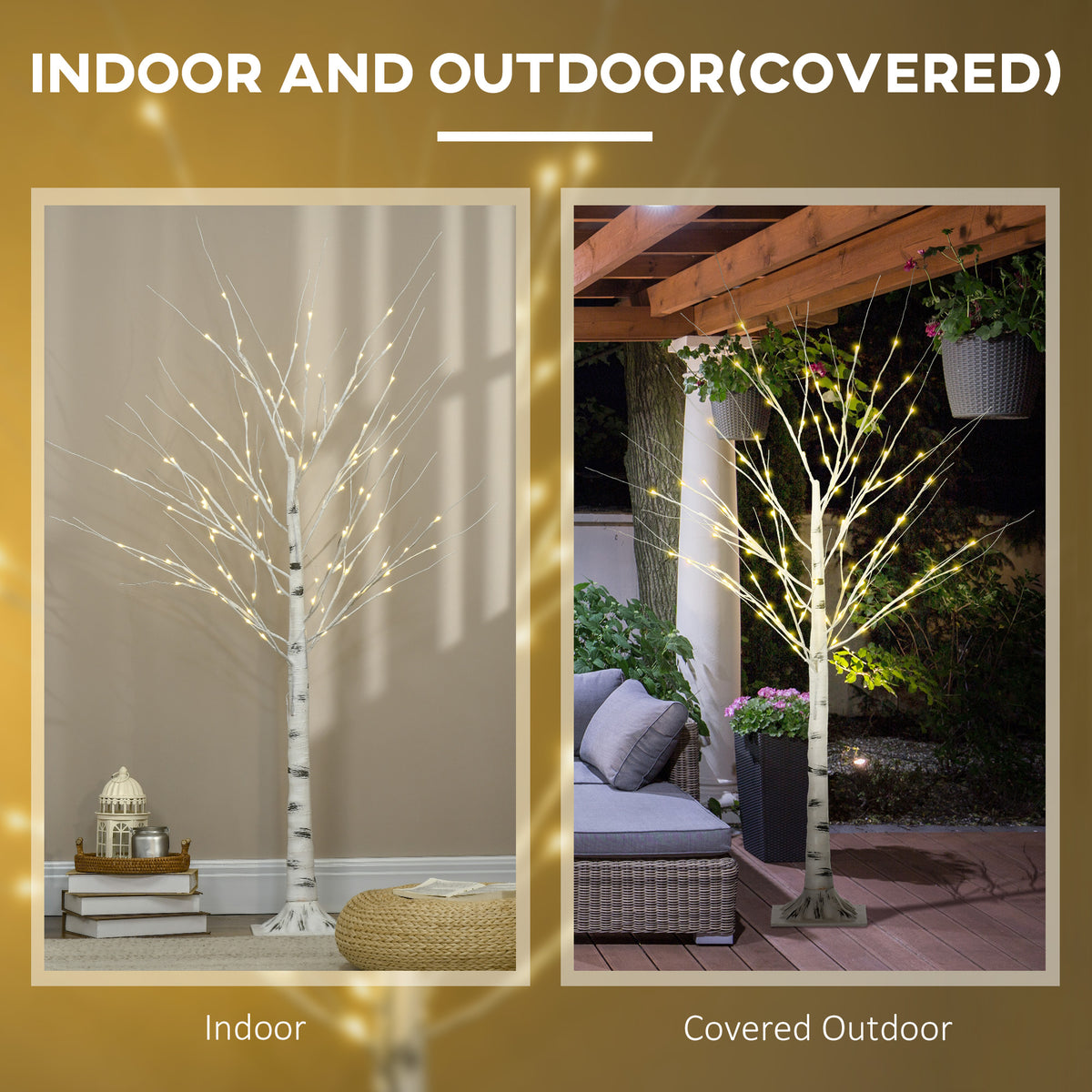Tree Light 5FT 58 LED 8 Light Modes