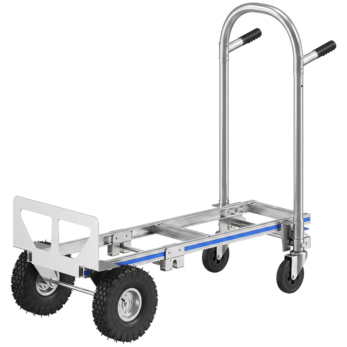 Carro de transporte plegable 2 en 1 de aluminio