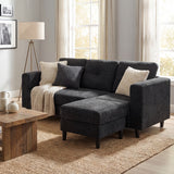 L-Shaped Sectional Sofa with Reversible Chaise
