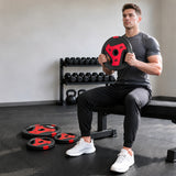 Weight plates set with handles 30 kg — Set of 4