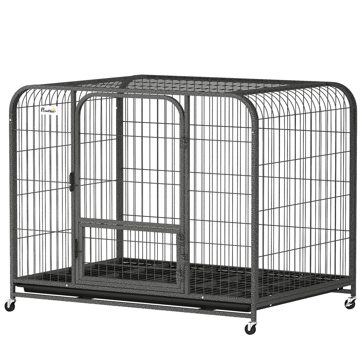 Heavy duty metal dog crate 123 x 77 x 88 cm
