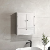 Armario de pared para baño con estante ajustable
