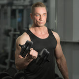 Adjustable Dumbbell Set 2 x 22 lbs